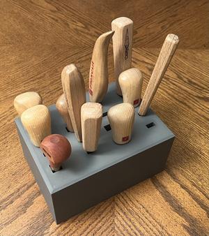 Small chisel storage block