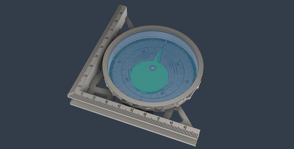 Vertical Gravity Protractor