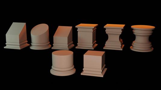 Display plinths