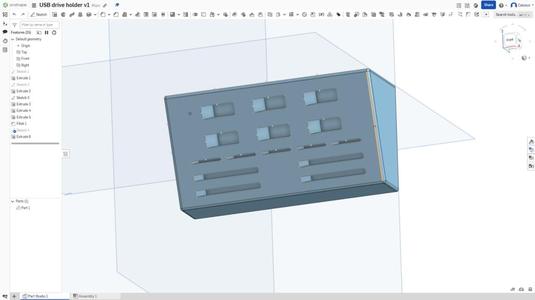 USB drive holder