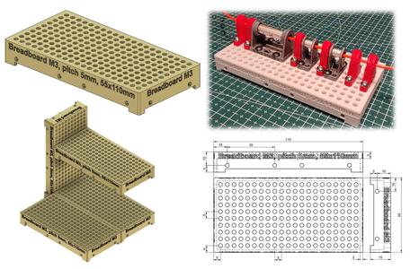 Open Breadboard M3 (various sizes, optical)