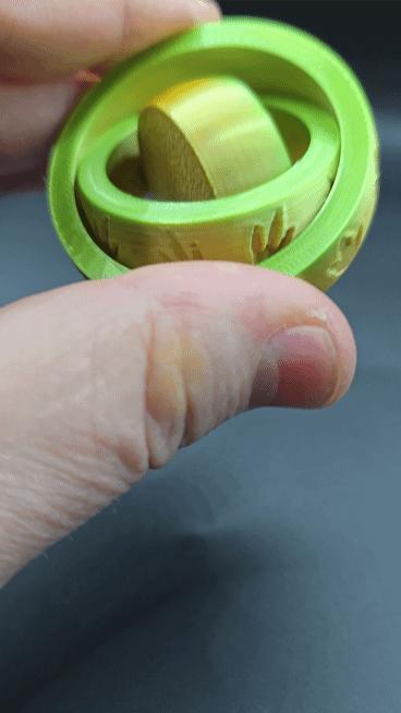 Dino Feet Gyro Ring Fidget Spinner