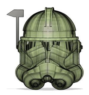 Clone Trooper Helmet Phase Two with Rangefinder