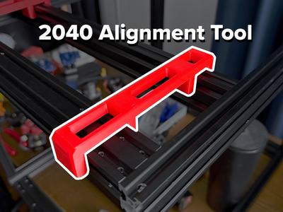 2040 Voron Trident 110mm Y Alignment Guide