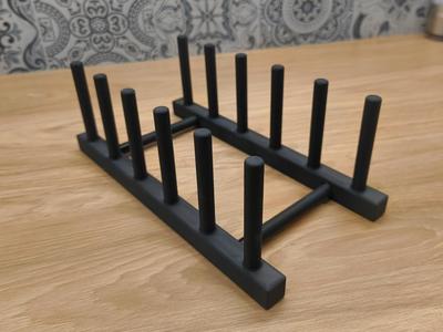 Drainer for dishes, stand for dishes