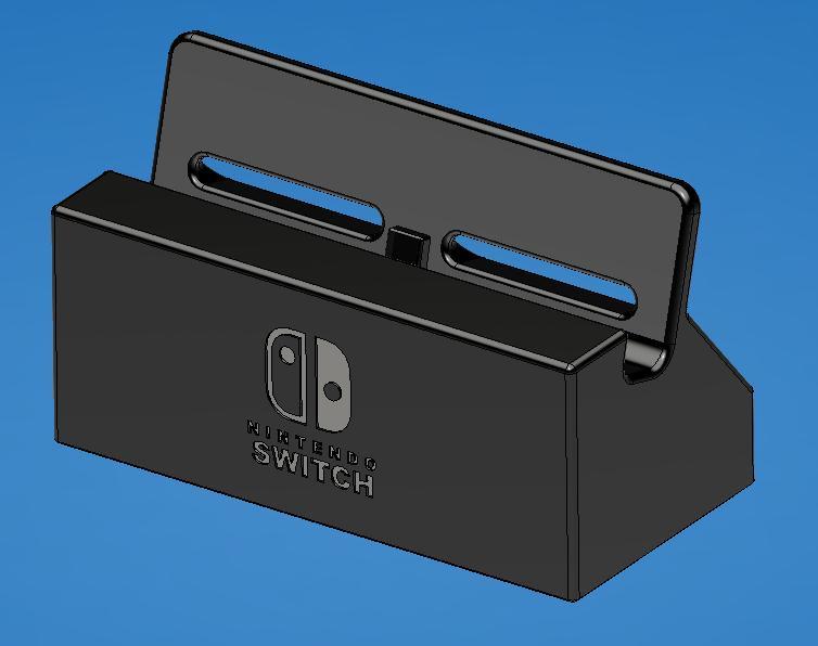 Nintendo Switch Dock with storage.