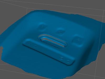 Mustang Hood Vent area