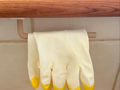 Kitchen cleaning gloves holder