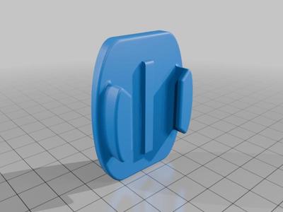 GoPro Base Mount for Triangle Helmet