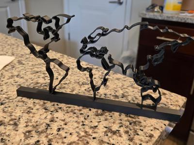 Linear World Map With Base