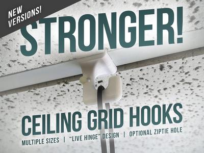 Strong Ceiling Grid Hooks