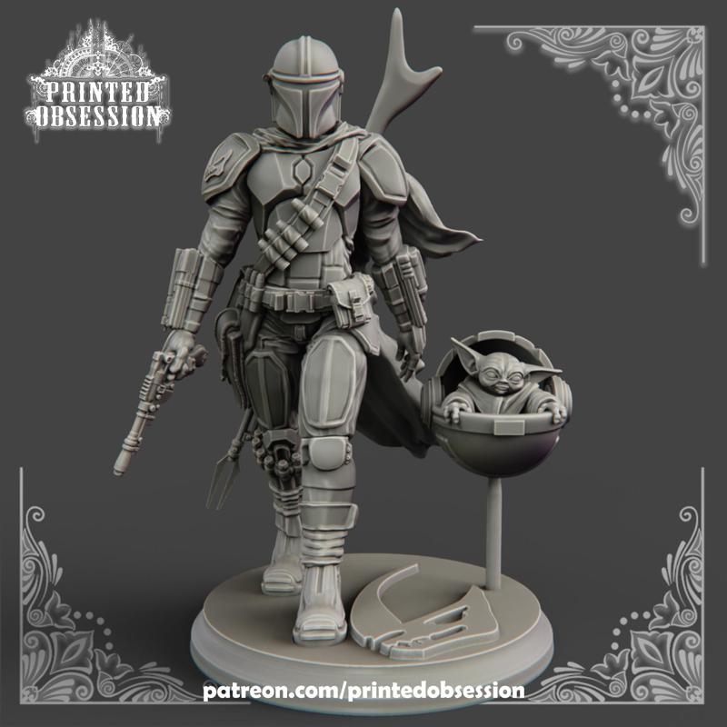 The Mandalorian - Star Wars Fanart - 30cm