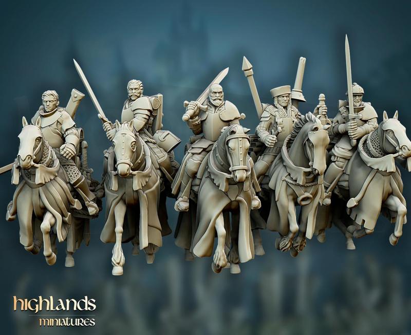DISCONTINUED - Questing Knights Core Unit - Highlands Miniatures