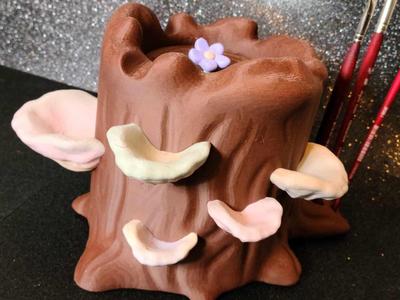 Forest Paint Palette and Pen Holder