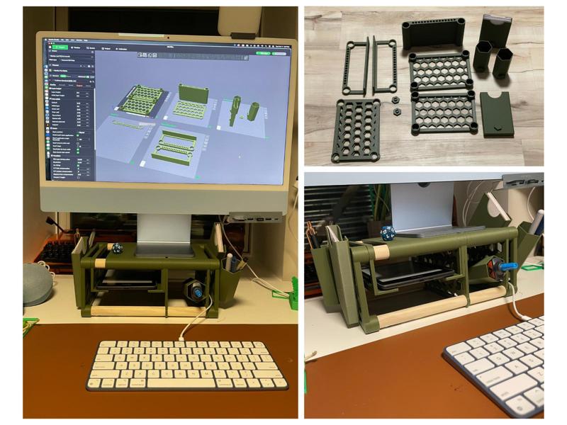Mr.E's Modular Monitor Stand System (+Accessories)