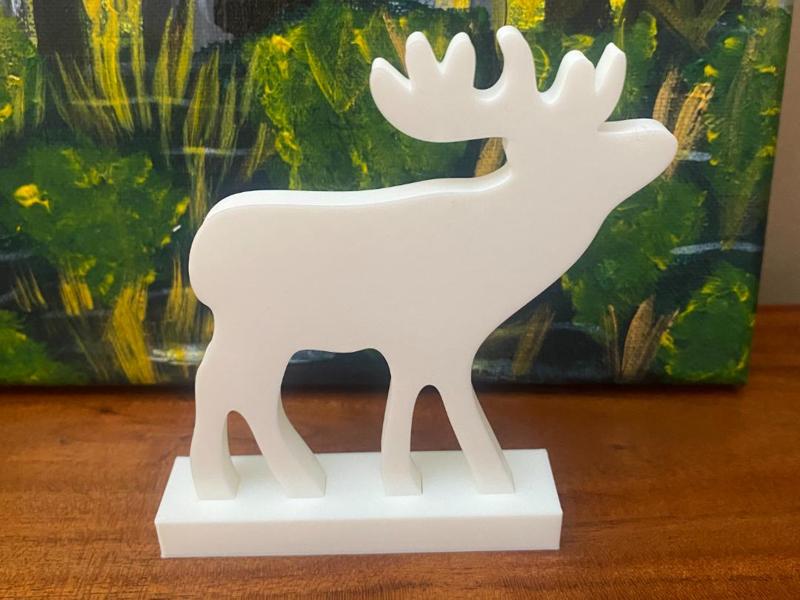Standing Moose Decoration - No Support