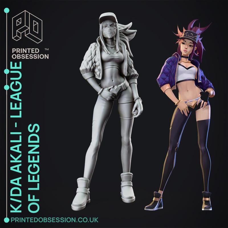KDA Akali - LoL - 30 cm model.
