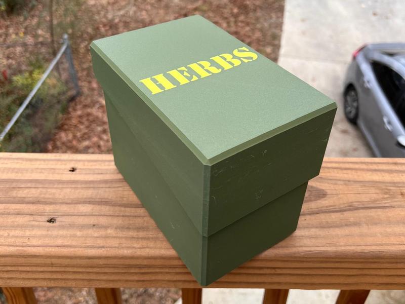 Seed Packet Storage Box
