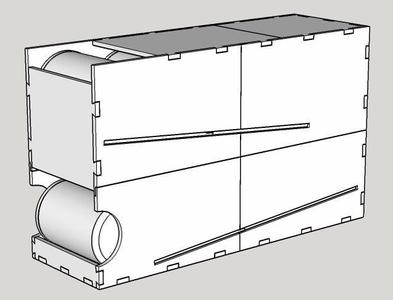 FIFO Rolling Can Pantry Organizer