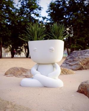 Milo Zen Planter 3D Print Stl File | Stl File For 3D Printers | 3D Home Decor - Digital Download People , Succulent Robert Plant Zen Planter