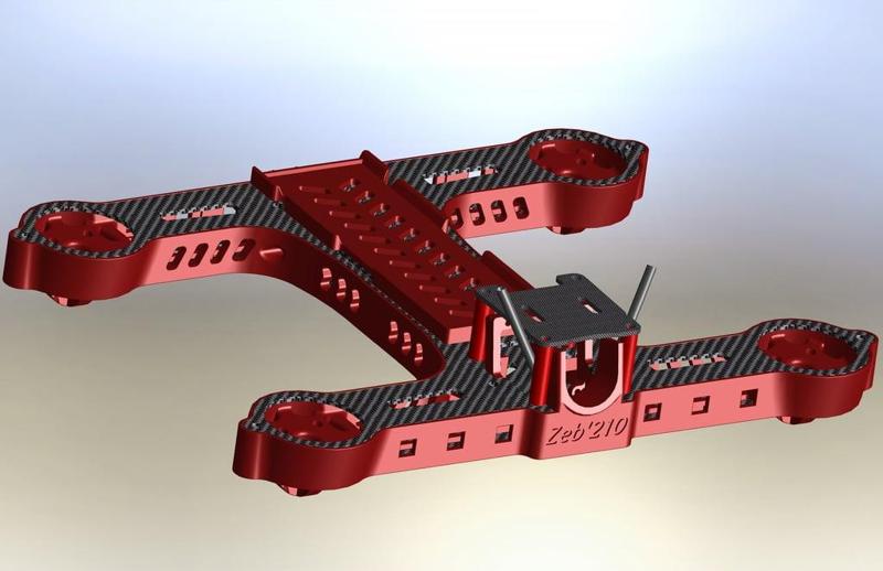 Zeb'210 FPV Racer Quadcopter