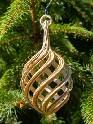 Spiral Christmas Bulb 2024