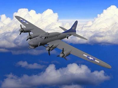 B17 Boeing Flying Fortress 1:100 - Bomber