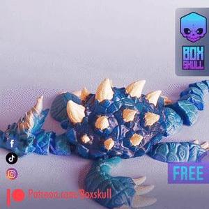 AQUATIC TURTLE DRAGON - FLEXI