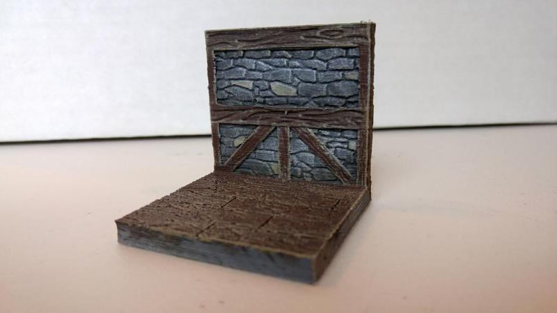 threednd stone wall