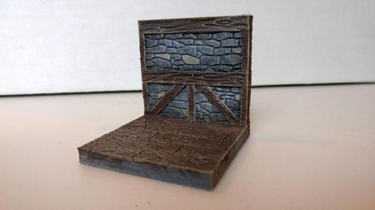 threednd stone wall
