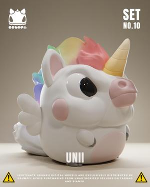 Grumpii 3D Printable Art Toy - Chubbii Series - Set 10