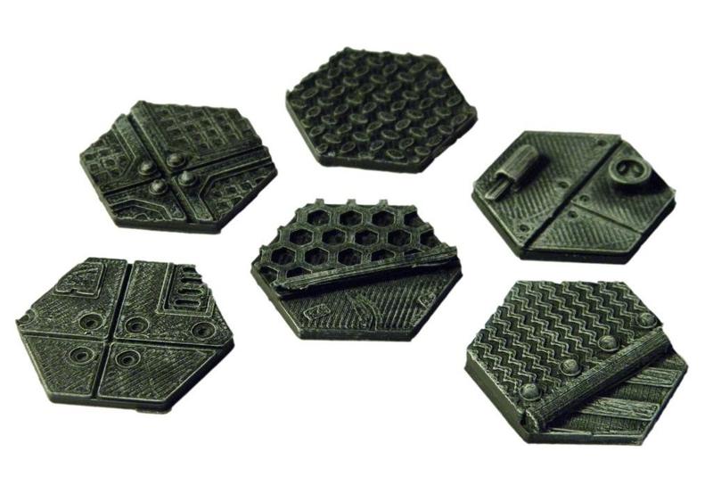Wargaming bases: 30mm hex bases