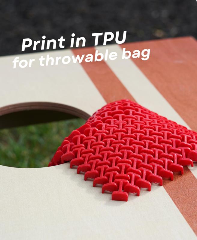 Airless Cornhole Bag - The original 'Full Size' beanless beanbag