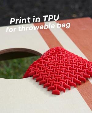 Airless Cornhole Bag - The original 'Full Size' beanless beanbag
