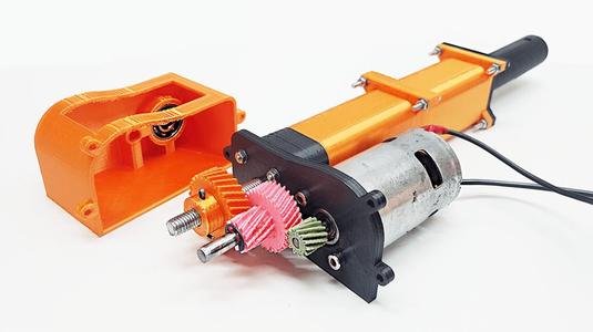 3D Printed Linear Actuator - Linear motion 