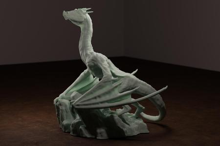 Dragon on Mountaintop