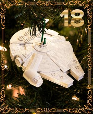 Millennium Falcon Ornament - Star Wars - Christmas Day 18