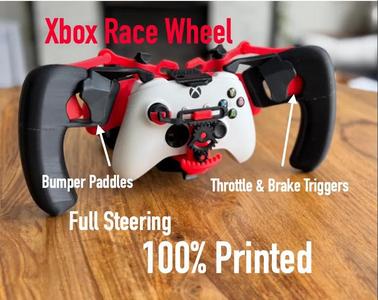 Xbox Controller Racing Wheel 100% 3D printed – TEST FIT