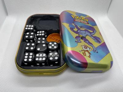 Pokemon Mini-Tin organizer 14mm dices
