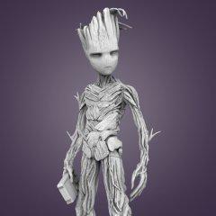 Teenager Groot 3D Printing Figurine | Assembly