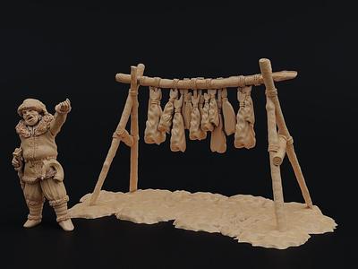 Fish Drying Rack