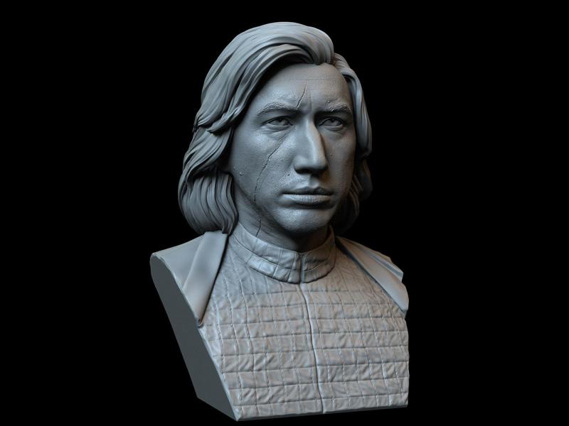 Kylo Ren aka Ben Solo from Star Wars Adam Driver