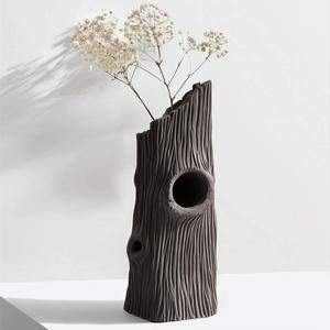 Tree Stump Vase – Nature Inspired 3D Printed Decor