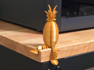 Golden Pineapple with legs