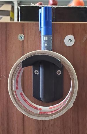Tape and marker holder