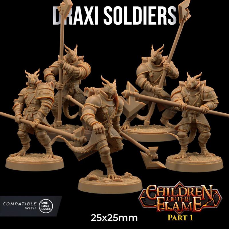 Draxi Soldiers | PRESUPPORTED | Children of the Flame Part. 1