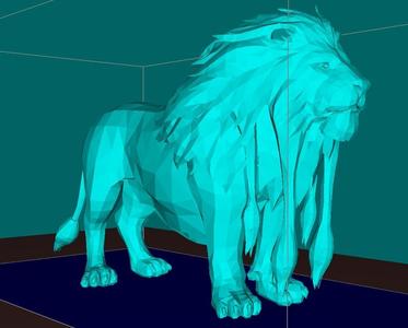 Lion, king of the animals