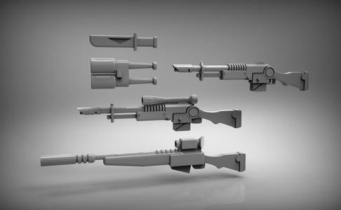 Lasgun, snipers, gear