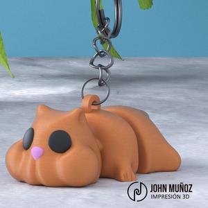 Llavero hamster cute