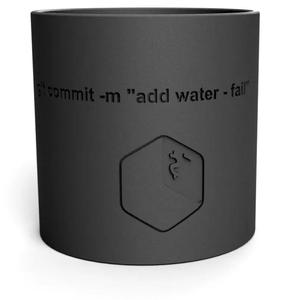 git commit -m “add water – fail” PLANT POT
